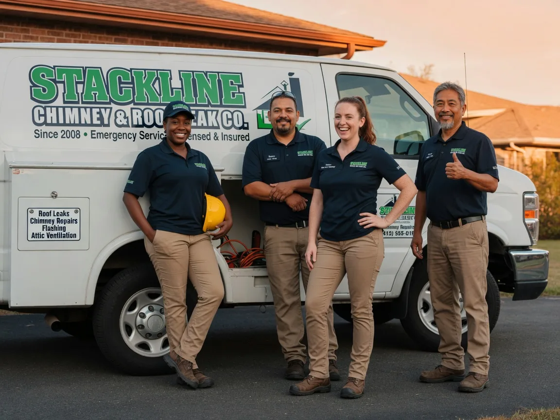 Chimney flashing repair company in Salkum, WA